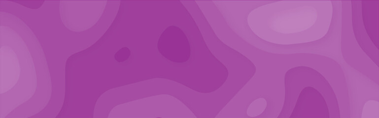 Pink paper cut banner with 3D abstract background and topographic waves layers. Paper art vector illustration. 