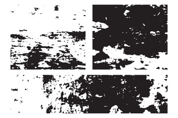 Set of Black and white grunge with a textured background 