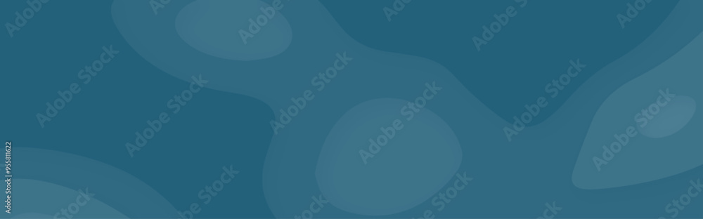 Poster abstract modern background with wave style and soft blue pastel color 3d papercut vector background.
