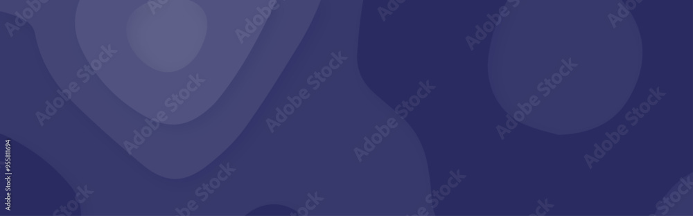 Poster abstract modern background with wave style and soft blue pastel color 3d papercut vector background.
