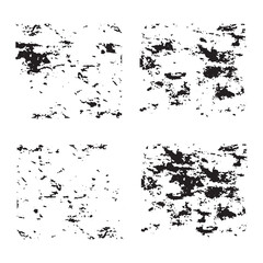 Fototapeta premium Set of Black and white grunge with a textured background 