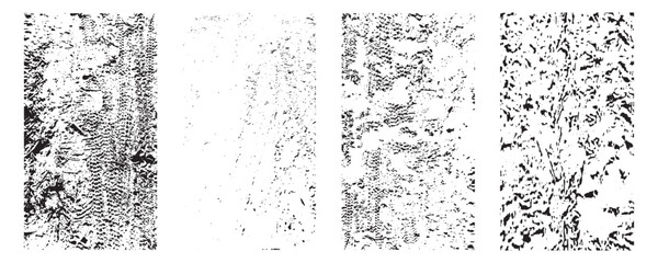 Set of Black and white grunge with a textured background 