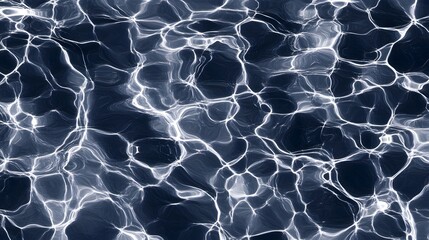 Abstract Ripples of Light on Dark Water