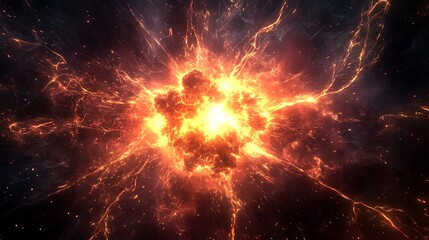 Cosmic Nuclear Fission: Illuminating Dark Space with Intense Energy Bursts