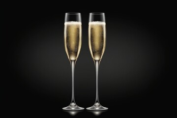 champagne glasses