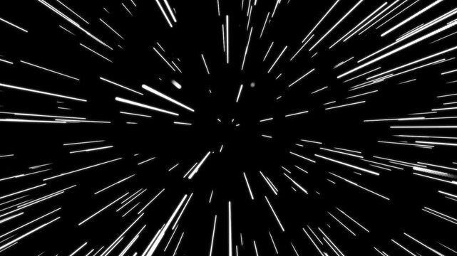 3x Lights Speed, Space & stars overlays in a seamless loop with transparent background. Also supplied on Black.
