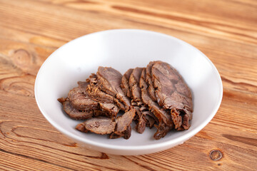 Sliced ​​braised beef