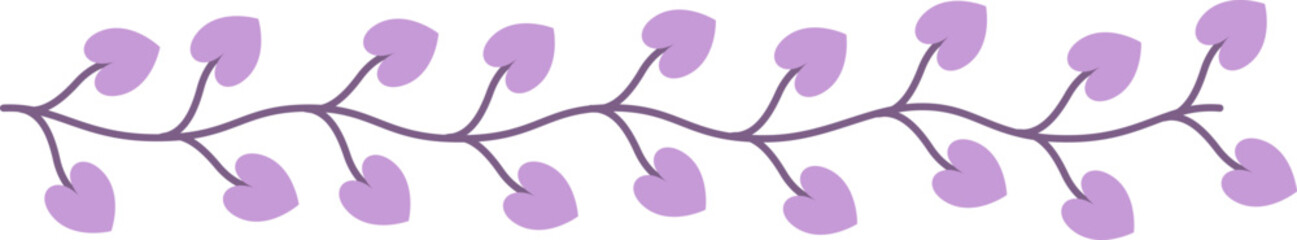 Flower Border Chain Decor