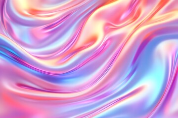 Obraz premium Mesmerizing Swirls of Luminous Hues in an Abstract Fluid Pattern