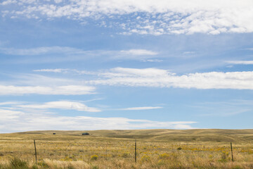 Obraz premium Sky and field landscape