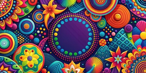 Vibrant abstract design with a blend of colorful shapes and patterns, abstract, colorful, background, vibrant, design, artistic