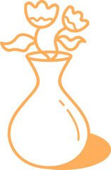 Flower Plant Line Art