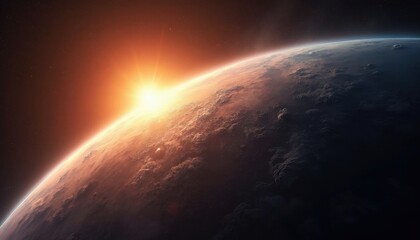 earth and sun