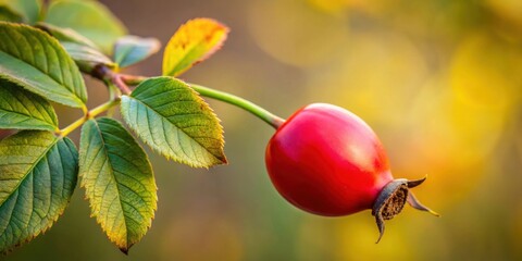 of a wild rose fruit, wild, rose, fruit, nature, plant, red, berry, healthy, vitamin C, antioxidant, thorn, botanical, garden