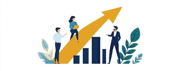 Business growth and positive sustainable. Profitable Investment.