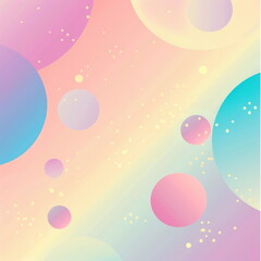 Fototapeta premium Bright Colors, Gradient Background Graphic, pastel color