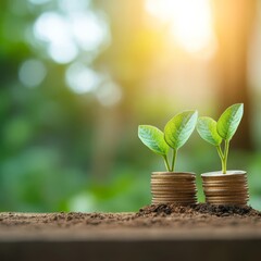 Business growth and positive sustainable. Profitable Investment.