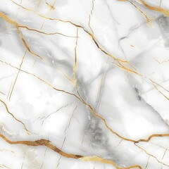 white marble background with golden line, pattern for seamless