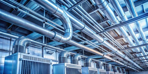 Cooling pipes of air conditioning system technology , HVAC, cooling system, technology, air conditioner