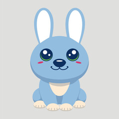 Cute rabbit animal cartoon illustration design