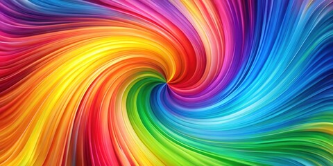 Abstract rainbow swirl design perfect for backgrounds or digital art projects, colorful, vibrant, abstract, artistic