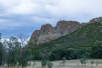 Fototapeta premium Dikes, natural arch, rock formations, Colorado