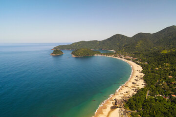 All the beaches in the village of Trindade, Paraty, Rio de Janeiro. Cepilho Beach, Fora Beach, Rancho Beach, Meio Beach and Caixa d'Aço Beach