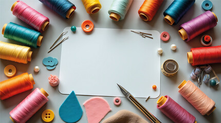 Sewing Kit with Threads, Needles, and Essential Sewing Tools