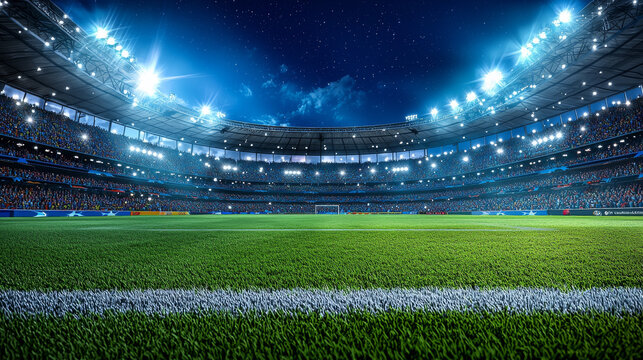 “Night of Lights: Stadium Alive with Energy”