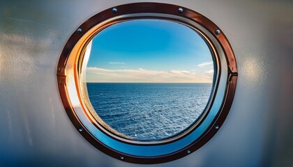 view from window of ship