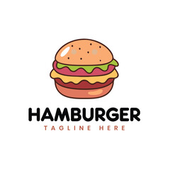 Minimalistic Hamburger Logo Design
