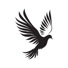 Fototapeta premium dove of peace vector