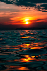 Fototapeta premium Sunset on sea