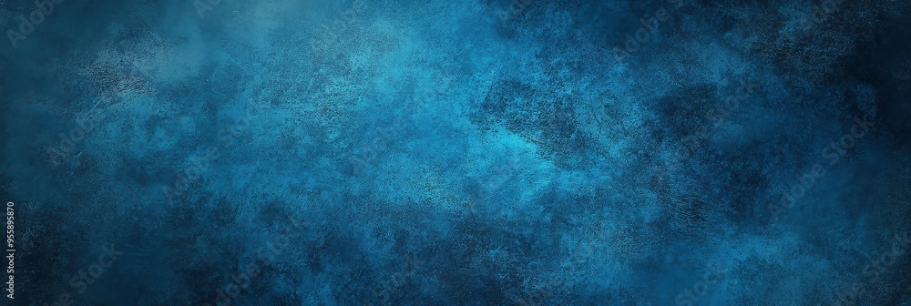 Poster a textured blue background with subtle shading, evoking a sense of depth and calm. it can symbolize 