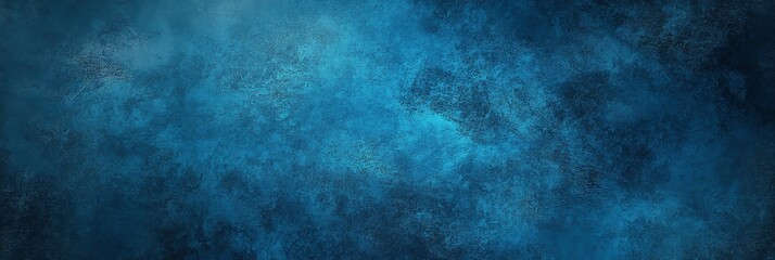 Fototapeta premium A textured blue background with subtle shading, evoking a sense of depth and calm. It can symbolize the vastness of the ocean, the serenity of a winter sky, or the tranquility of a deep forest.