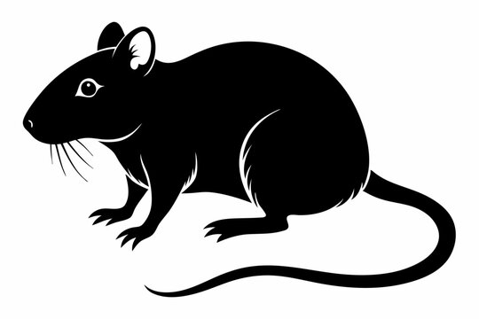 recommend clip art: rat silhouette, Mouse silhouette vector, rat icon