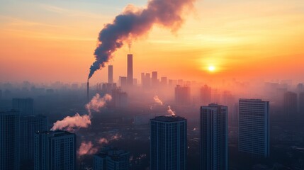 Obraz premium Net Zero and Carbon Neutral Concepts Net Zero Emissions Goals Weather neutral long-term strategy with generative ai