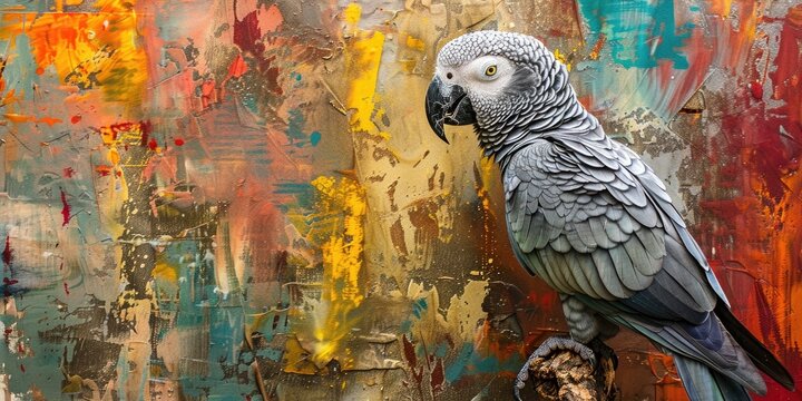 Profile of Timneh African Grey Parrot
