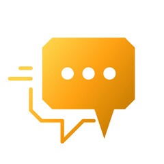 message icon vector simple design 