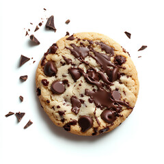 Fototapeta premium chocolate cake with nuts