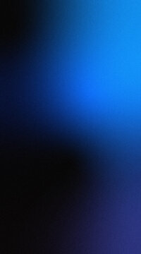 Noise vertical background with blue gradient mesh fading to black empty space for modern poster, flyer, template design