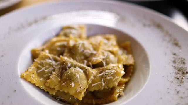 Ravioli with Cheese in Piedmont