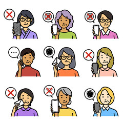 人それぞれの通信手段のセット