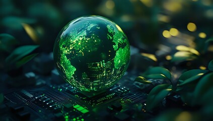 Green Technology: A Digital Earth Emerges From Nature's Embrace