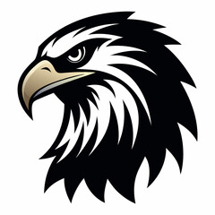 eagle head icon vector silhouette illustration