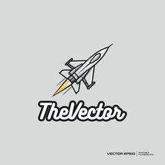 jet launch logo, vector, mascot, character, cartoon, illustration, eps10
