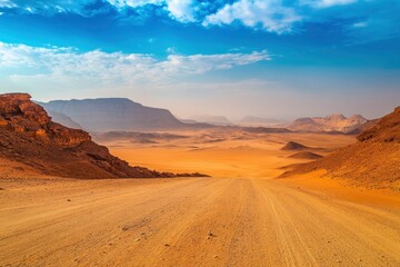 Fototapeta premium The Empty Quarter Desert in Saudi Arabia , ai