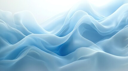 Obraz premium Abstract Blue Wavy Fabric Texture