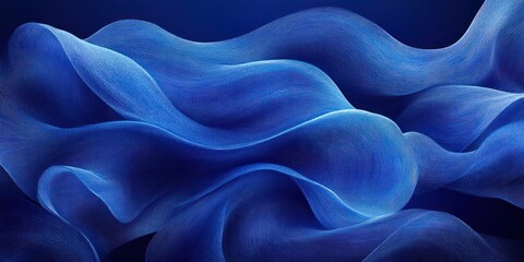 Obraz premium Abstract Blue Fabric with Linear Texture