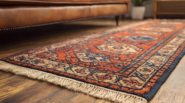 Antique oriental carpet weathered patterns rich history and timeless design